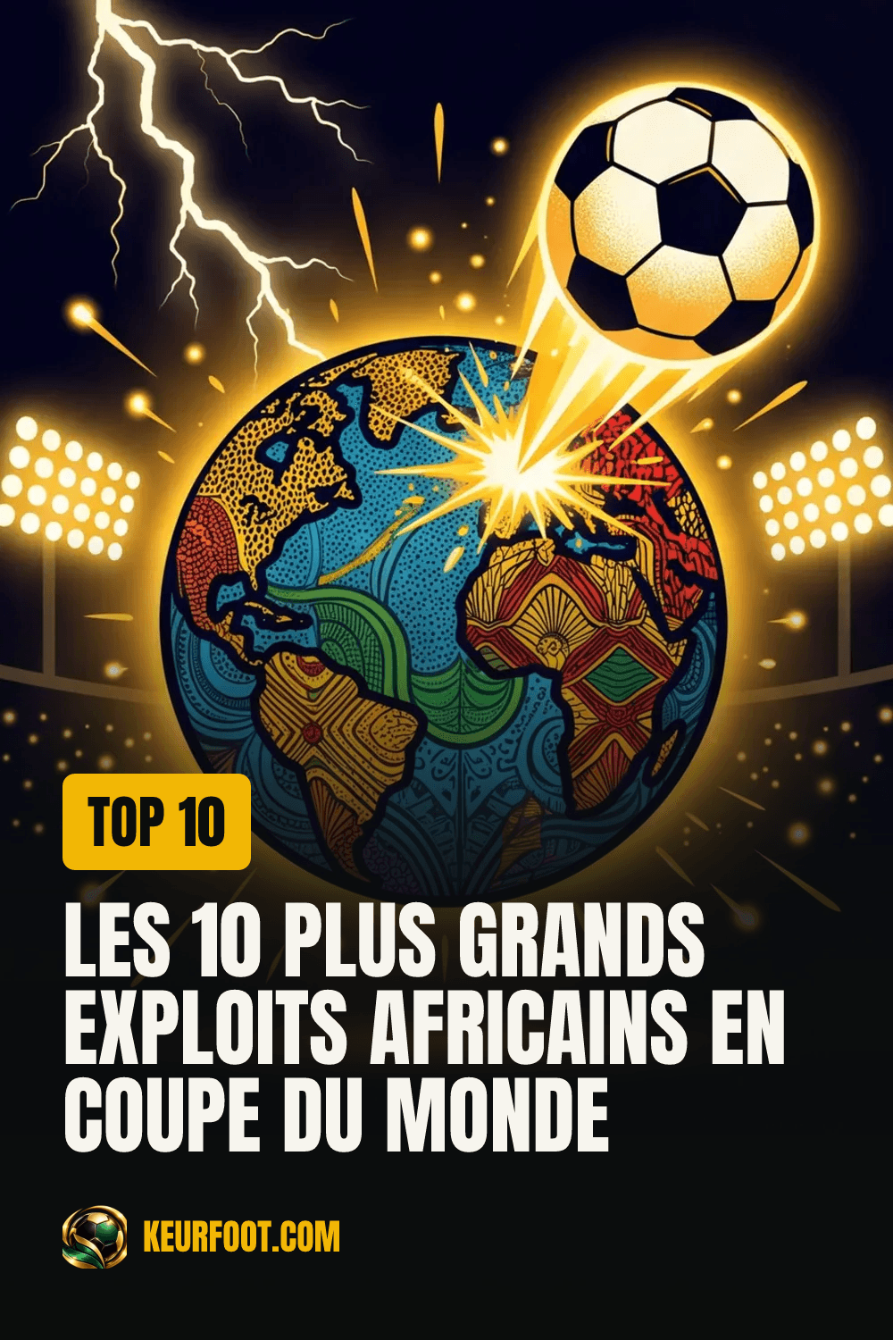 Épingle Pinterest : Les 10 plus grands exploits africains en Coupe du monde